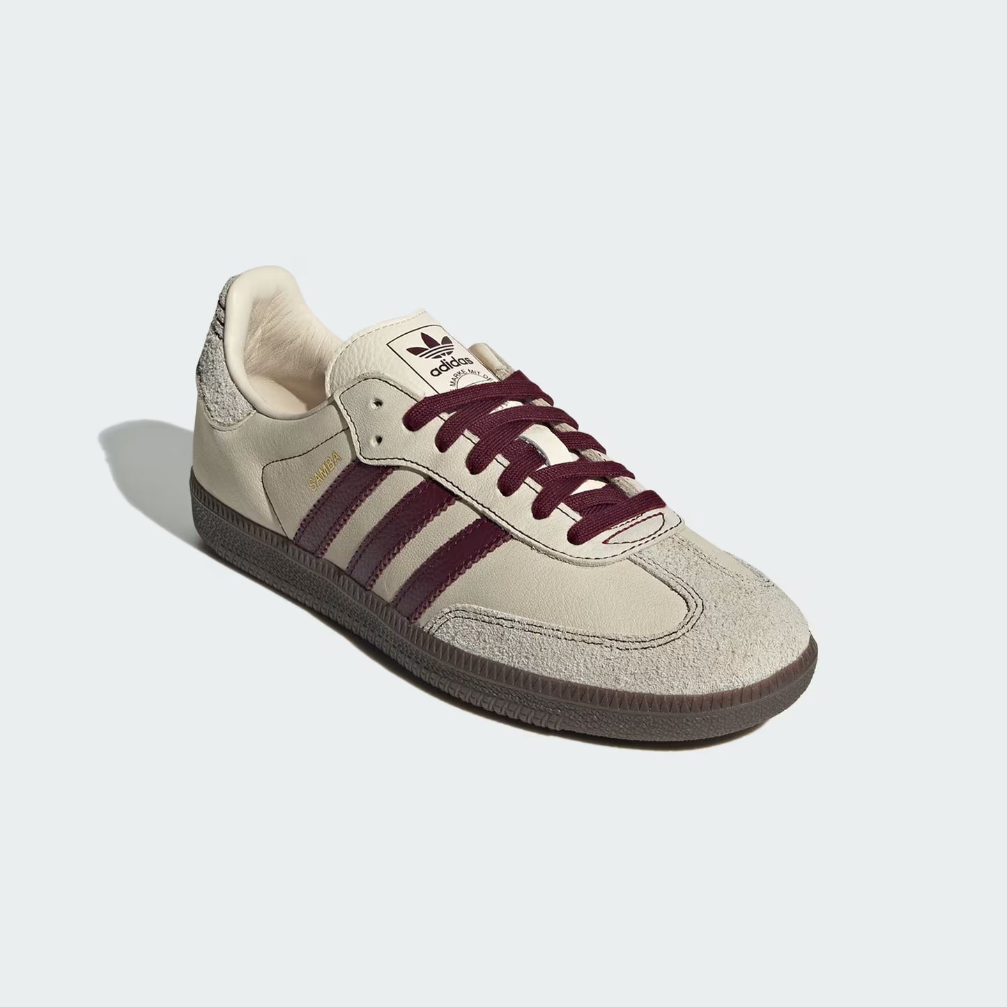 Samba OG "Putty Grey Maroon" Sneakers