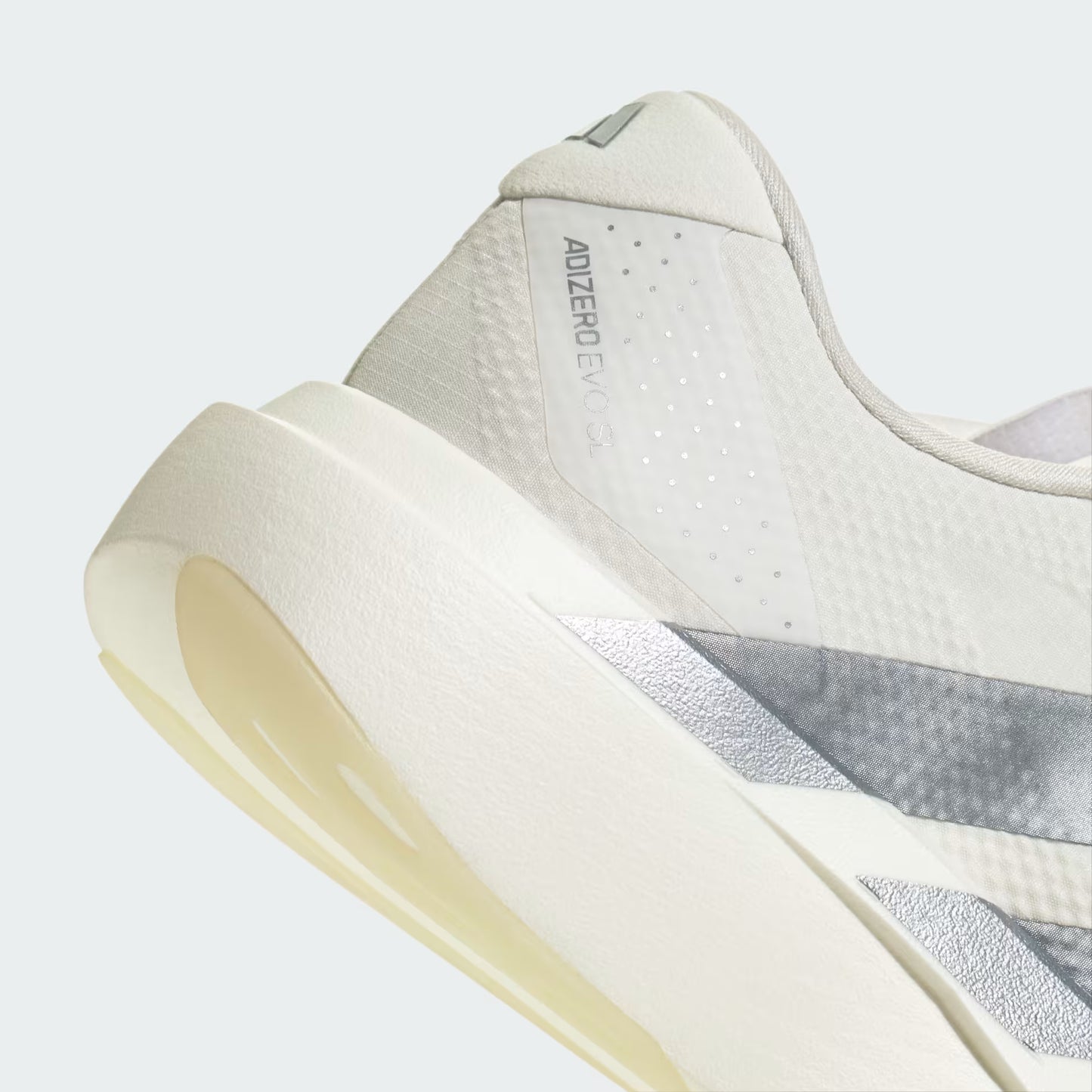 Adidas Adizero EVO SL White Silver Running Shoes
