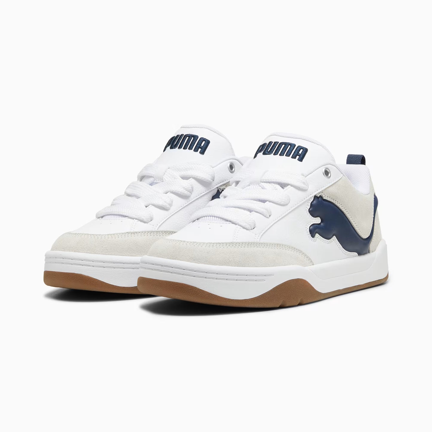 PUMA Park Lifestyle Sneakers – Men’s Casual Shoes White & Blue