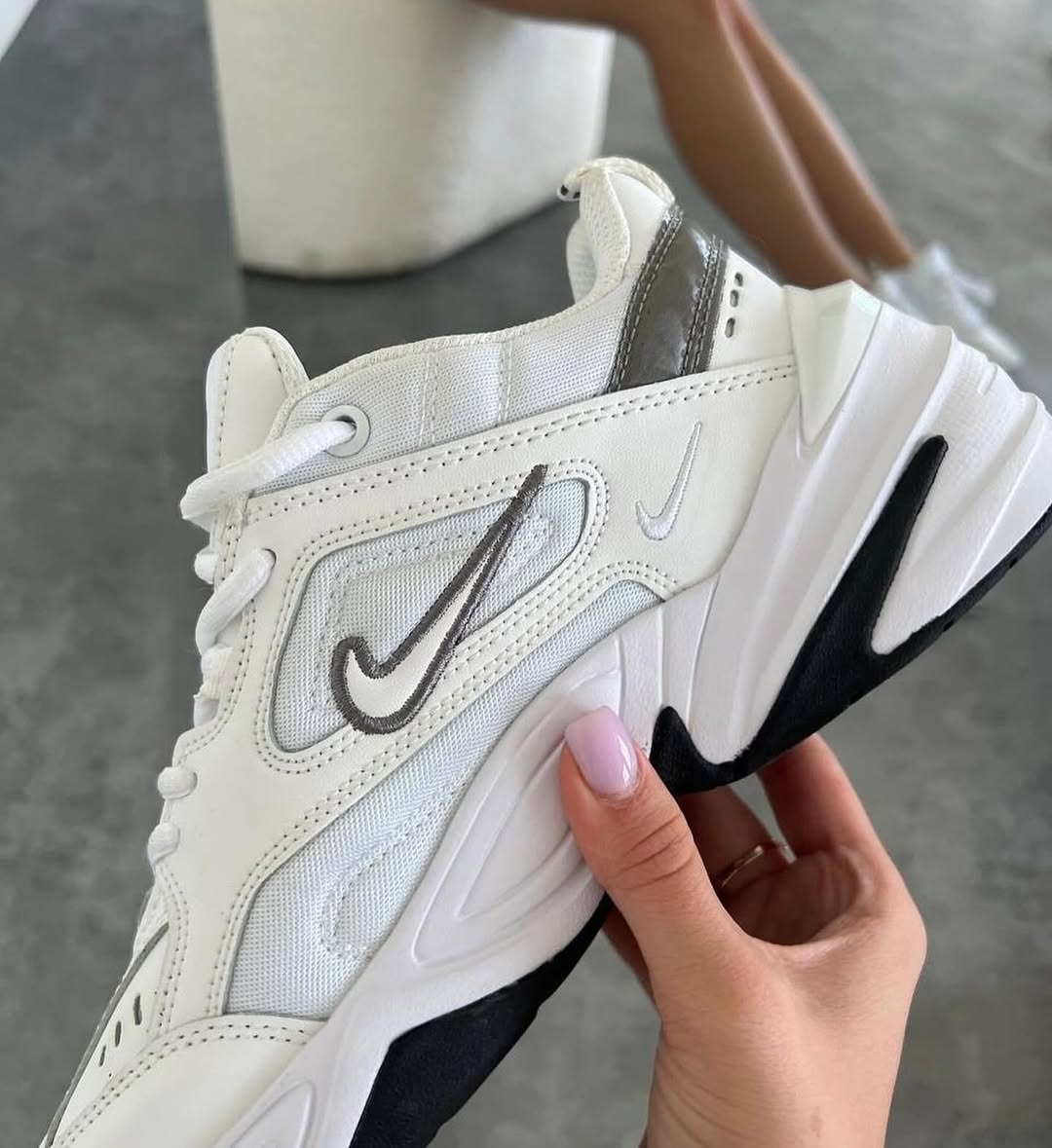 Nike M2K Tekno – White / Cool Grey / Black