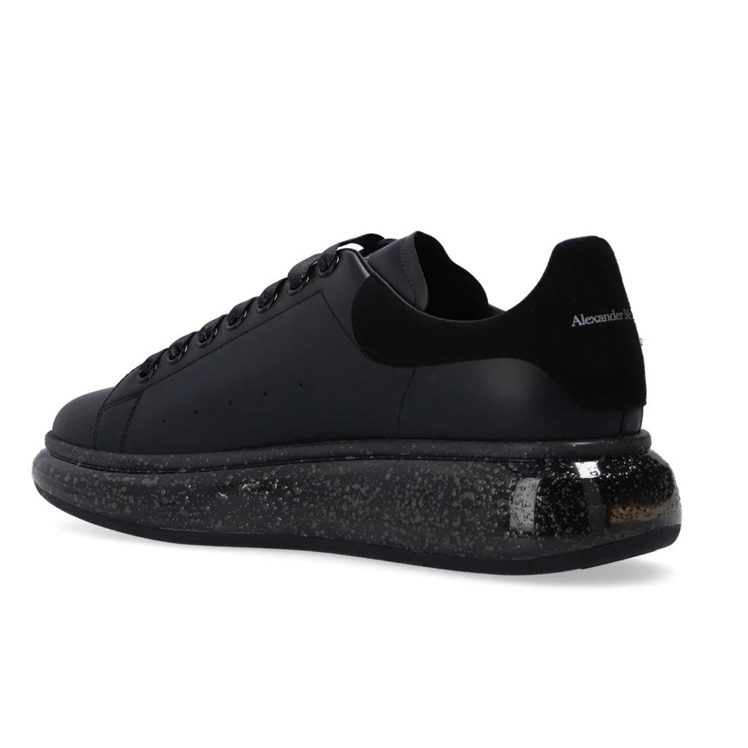 Alexander McQueen LARRY Leather Men Sneakers - Black