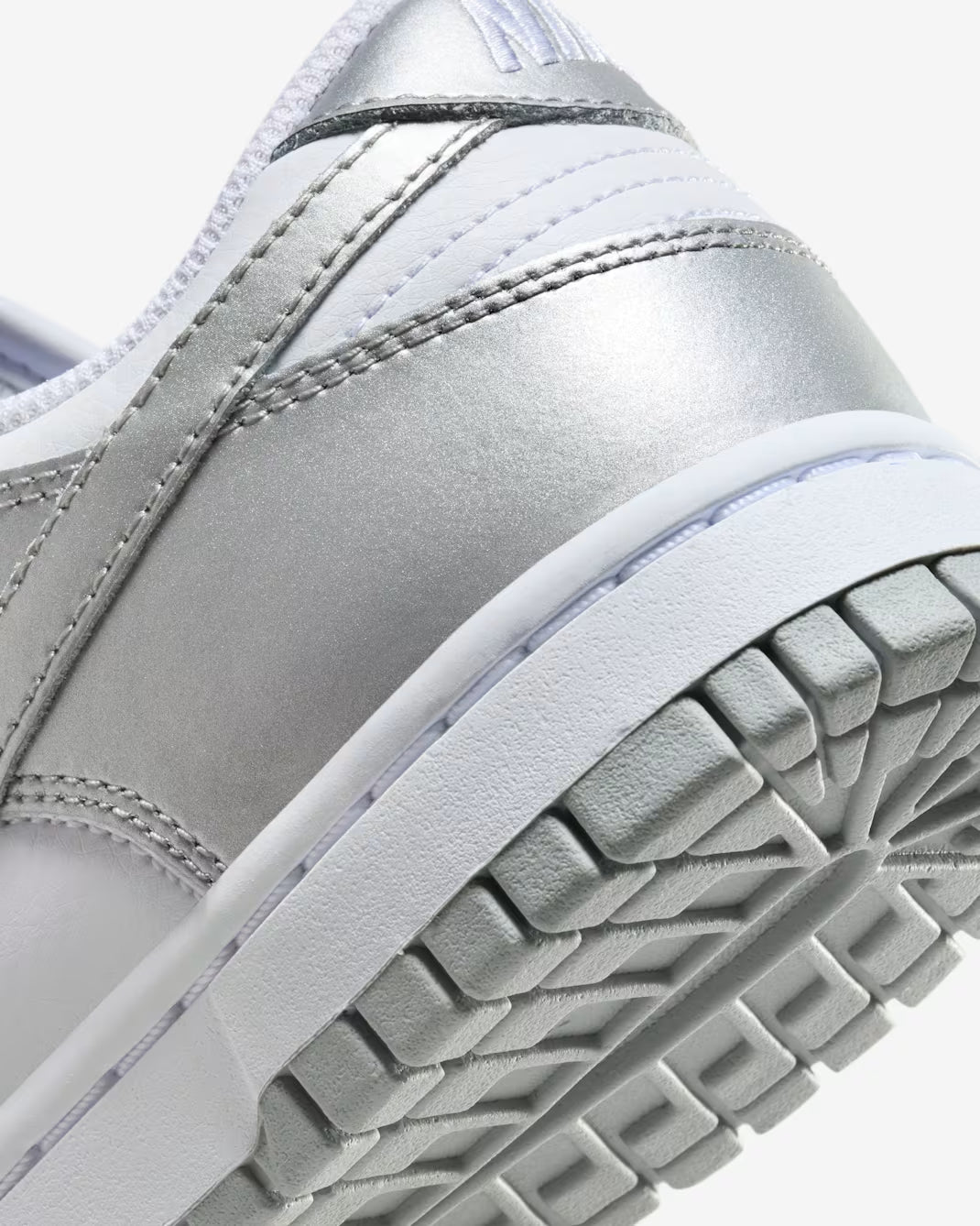 ## Nike Dunk Low White Silver Sneakers