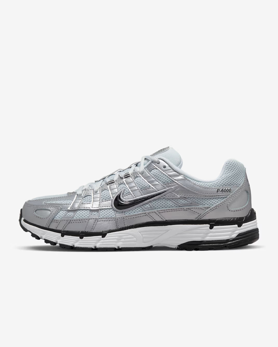 **Nike P-6000 – Silver – Unisex Sneakers**