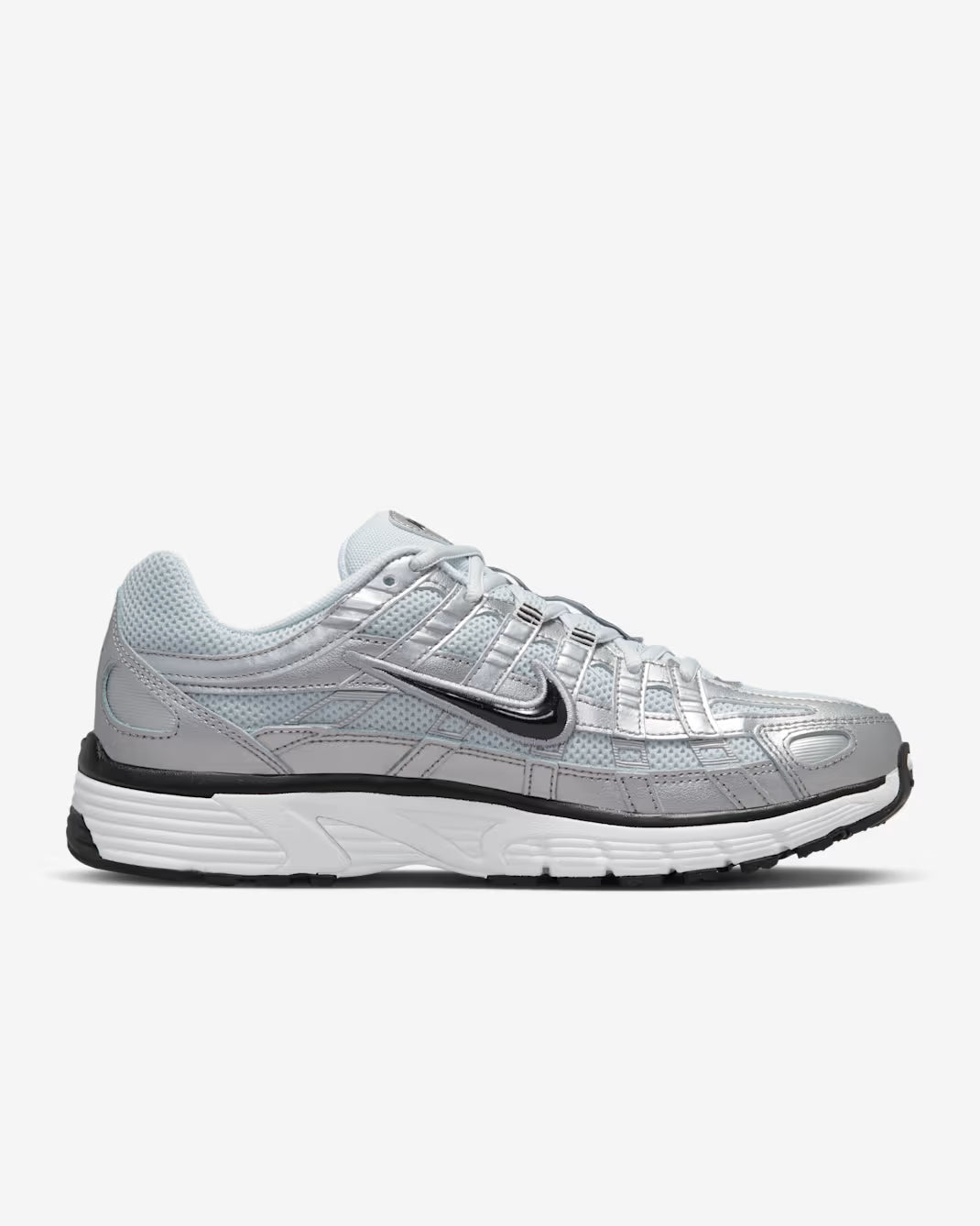 **Nike P-6000 – Silver – Unisex Sneakers**