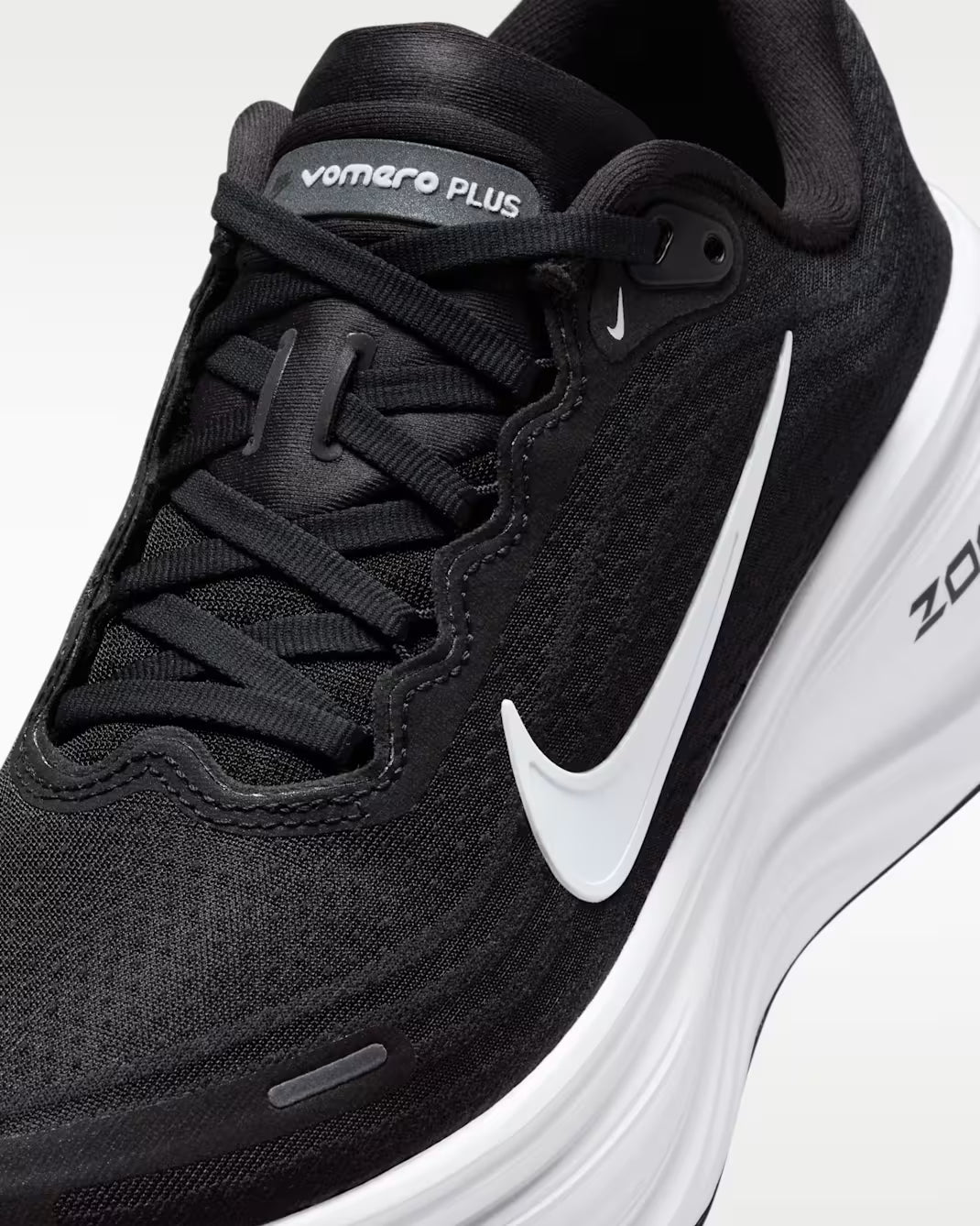 **Nike ZoomX Vomero Plus – Men’s Running Sneakers (Black)**
