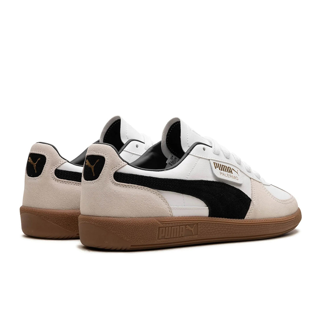 PUMA Palermo Leather Men Sneakers - White/Vapor Gray/Gum