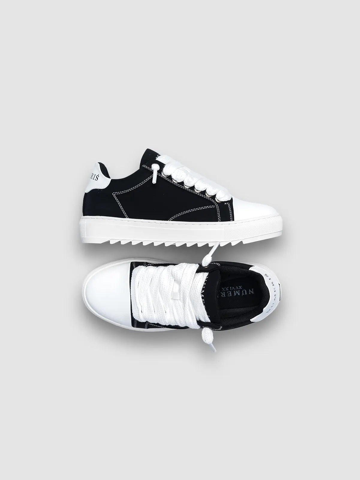 Numeris Atelier Black White Mens Sneakers