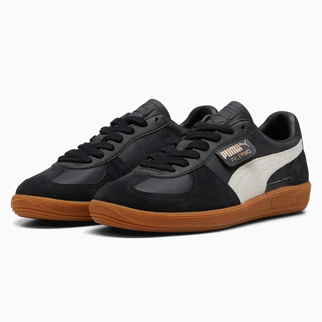PUMA Palermo Leather Men Sneakers - Black/Gum
