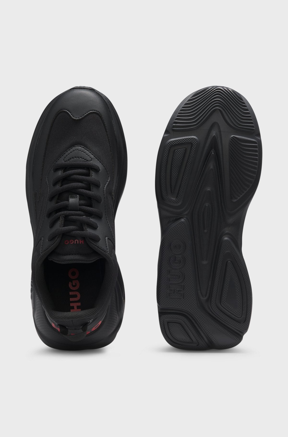 Hugo Men's Leon Runn Casual Trainers Black