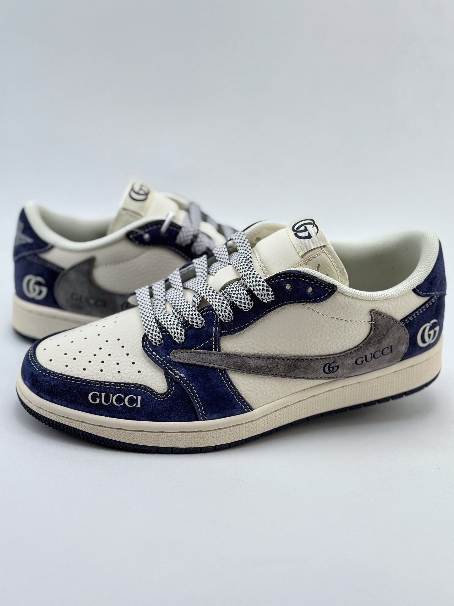 Travis Scott x Nike Air Jordan 1 Low “Gucci-Inspired”