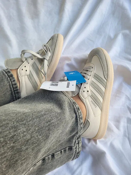 Adidas Samba White x Gray