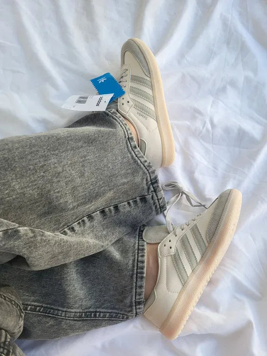 Adidas Samba White x Gray