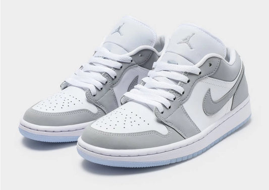 Nike Air Jordan 1 Low Men Sneakers - White/Wolf Grey