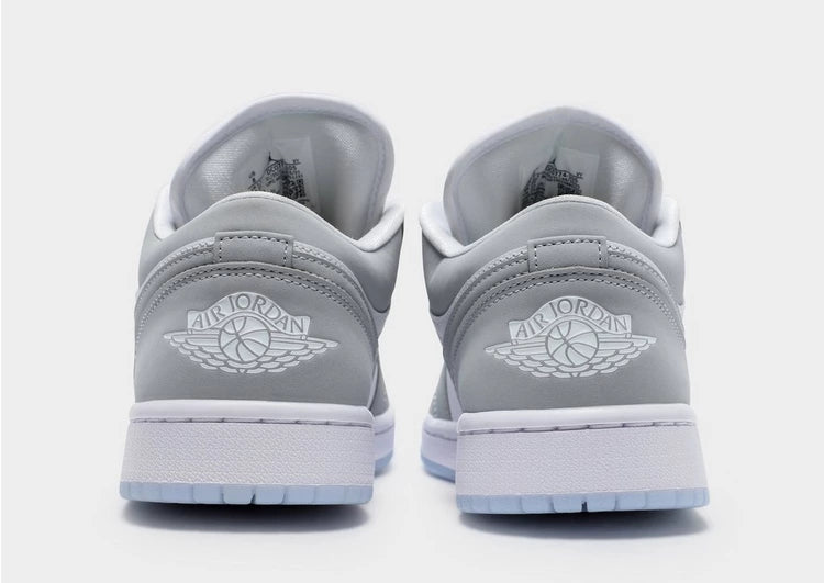 Nike Air Jordan 1 Low Men Sneakers - White/Wolf Grey