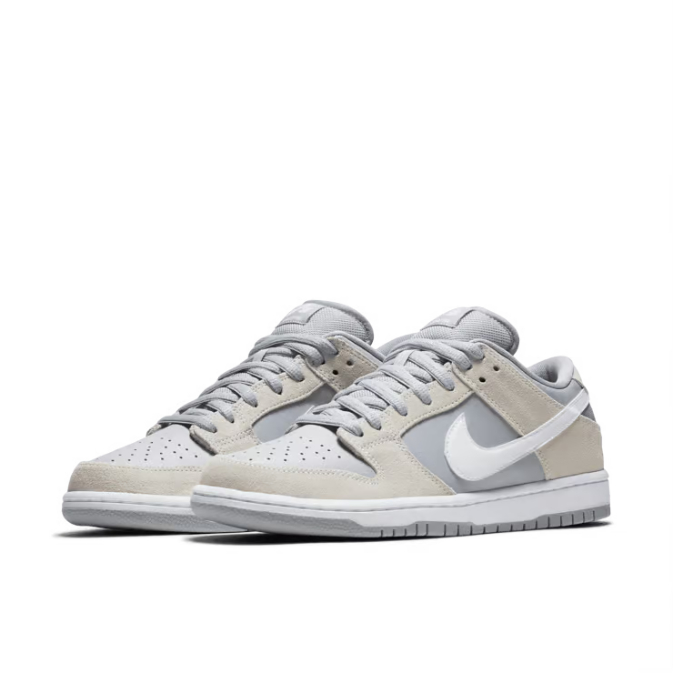 Nike SB Zoom Dunk Low White/White – Unisex Skate Sneakers