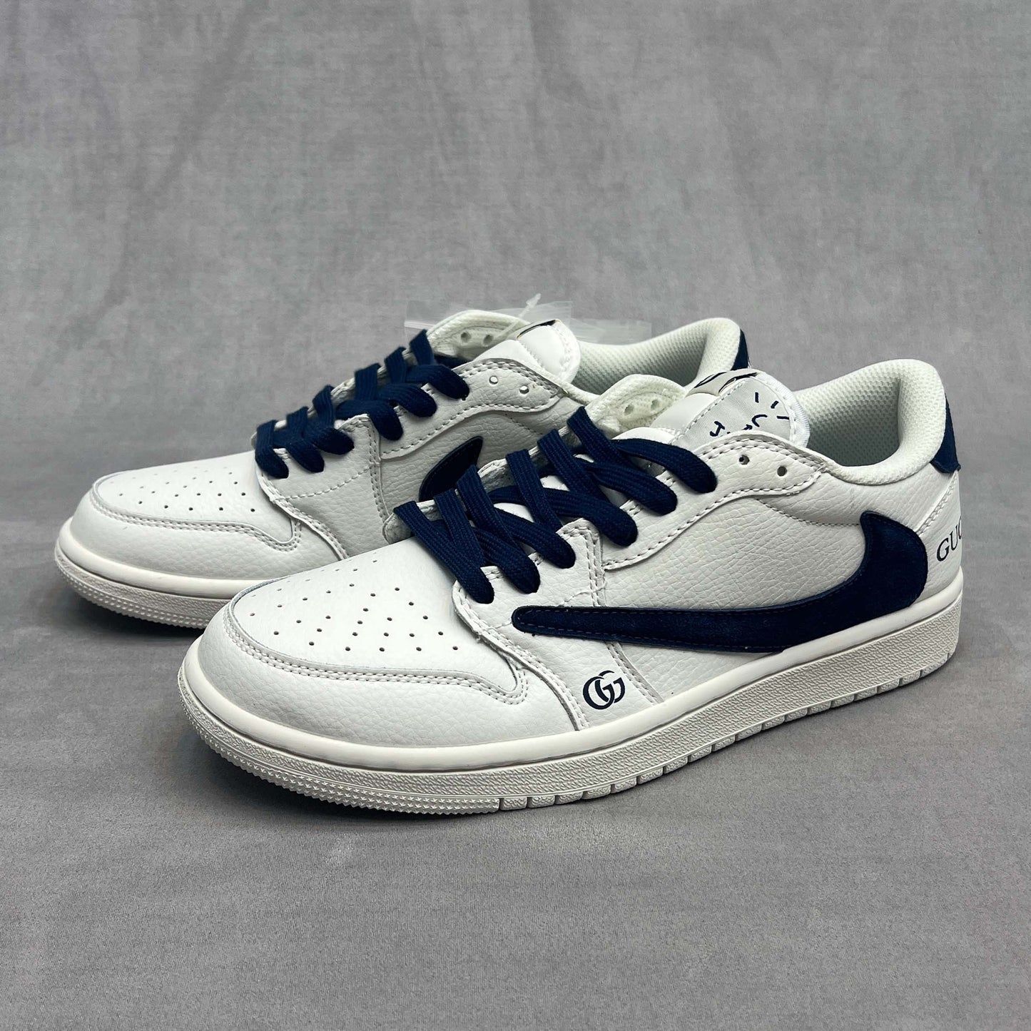 Gucci x Nike Dunk Low White&Navy