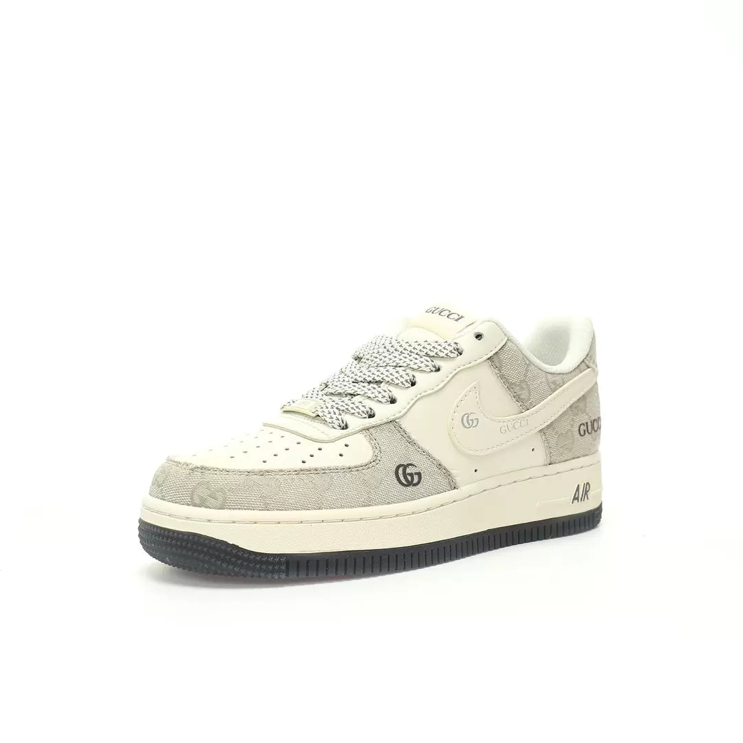 AF-1 Exquisite Light Gray – Luxury-Inspired Sneakers