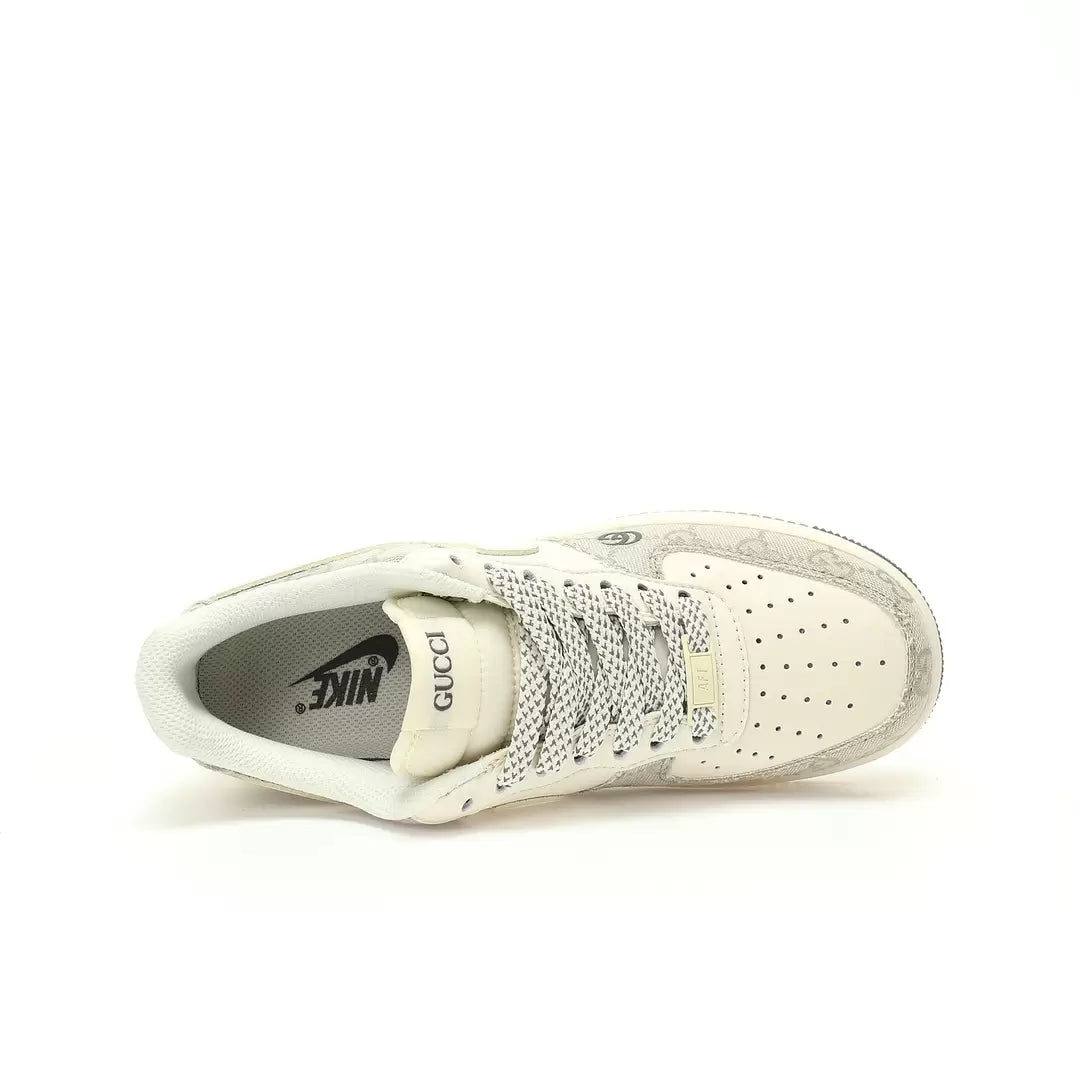 AF-1 Exquisite Light Gray – Luxury-Inspired Sneakers