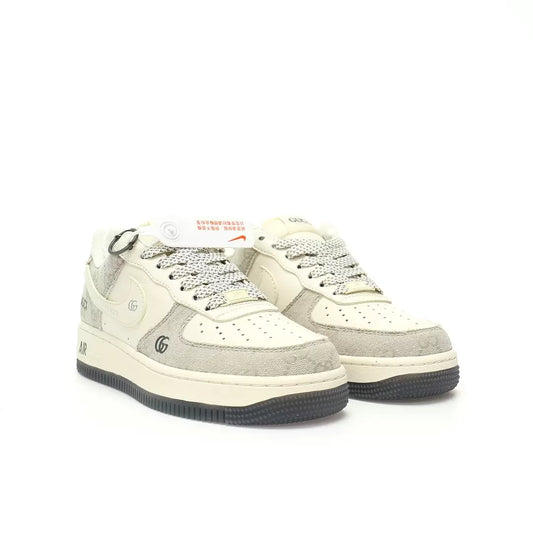 AF-1 Exquisite Light Gray – Luxury-Inspired Sneakers