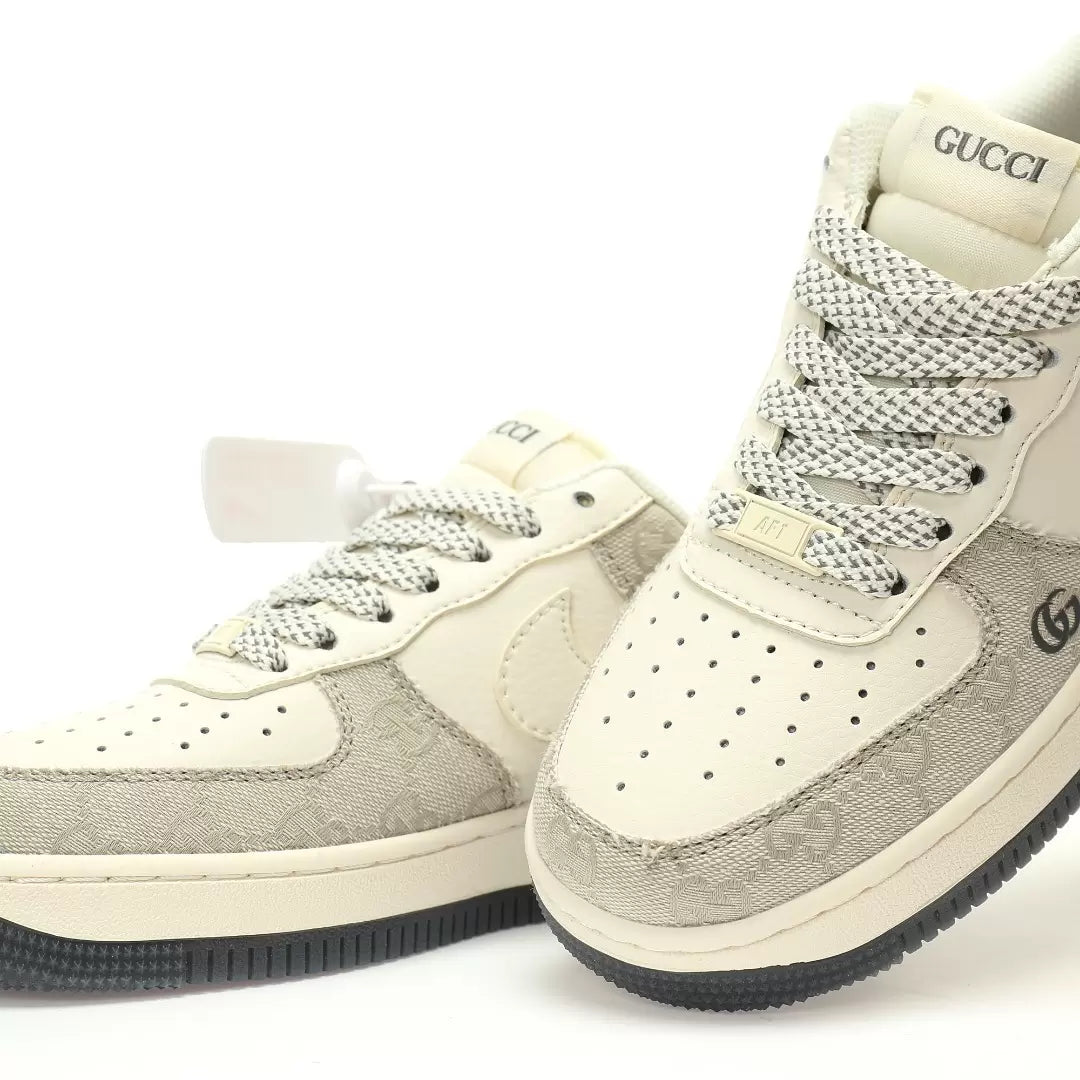 AF-1 Exquisite Light Gray – Luxury-Inspired Sneakers