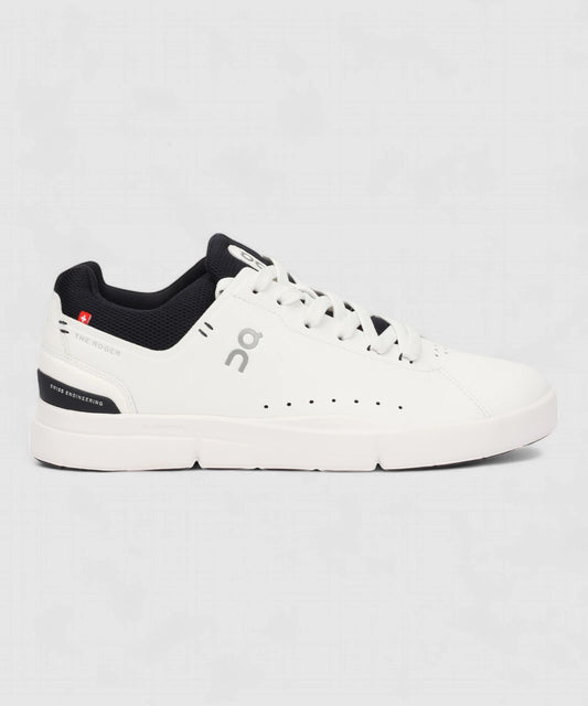 On The Roger Advantage White x Black Sneakers