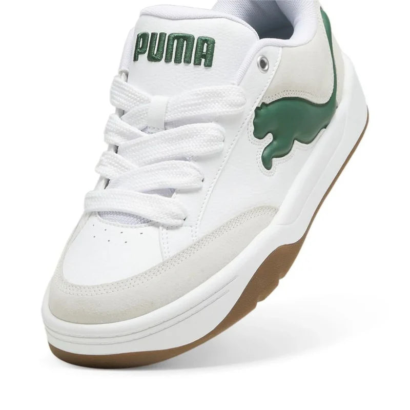 PUMA Park Lifestyle Sneakers – Men’s Casual Shoes White & Green