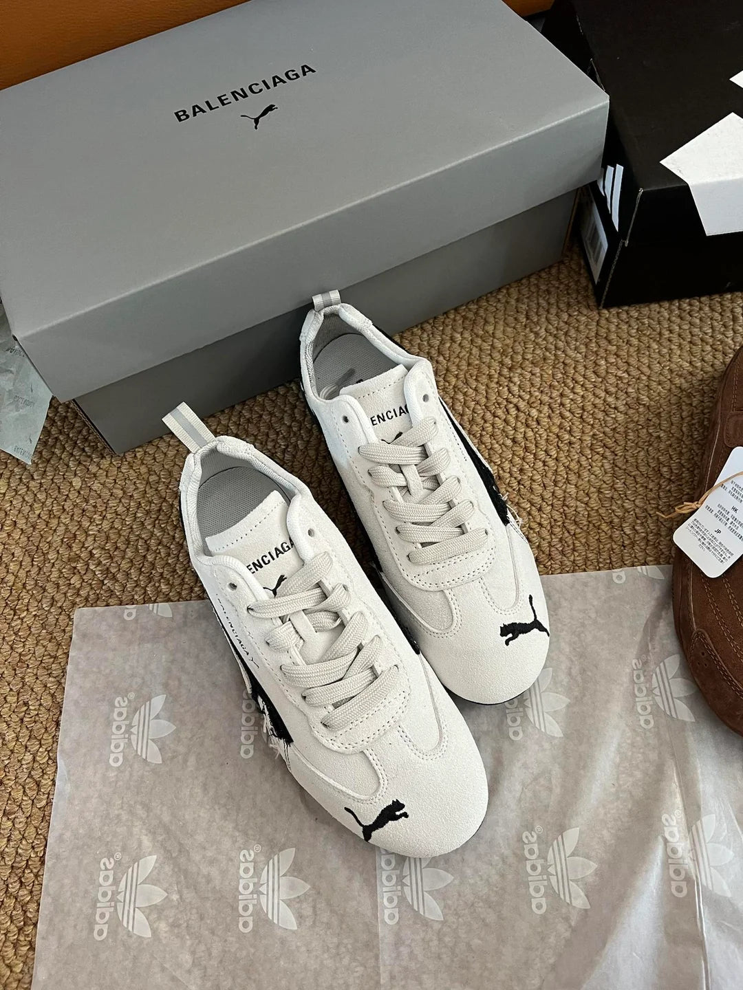 Puma x Balenciaga Joint Treasure Shoes Silver