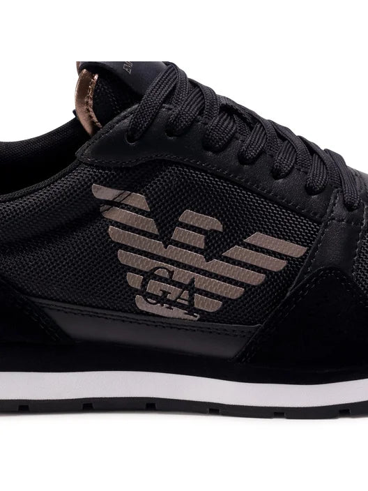Emporio Armani Low-Top Men Sneakers - Black