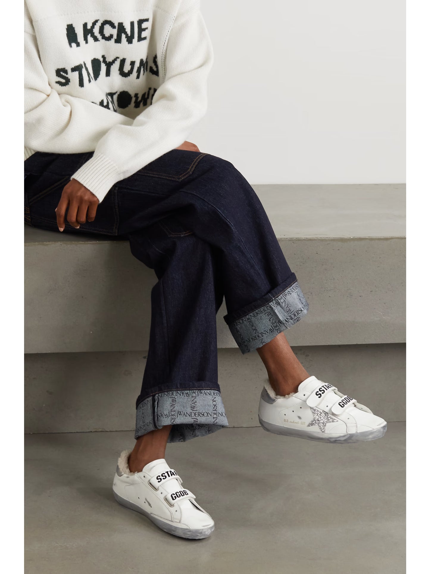Golden Goose White x Silver